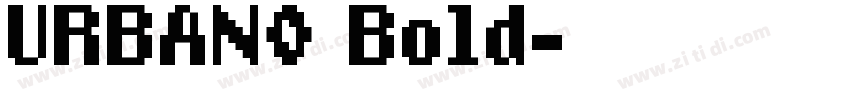 URBANO Bold字体转换